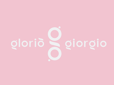 Gloria & Giorgio Logo branding graphic design logo