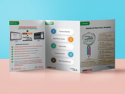 Standing Trifold Brochure Mockup 2