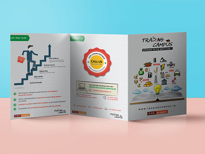 Standing Trifold Brochure Mockup 1