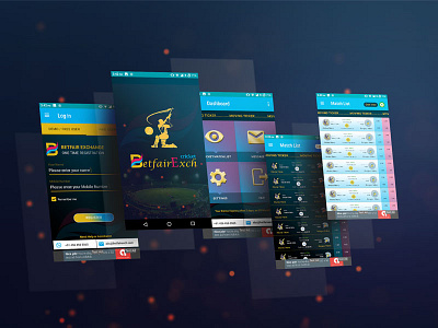 Betfair Mobile App UI/UX design app design cricket app design mobile design ui ui design ux
