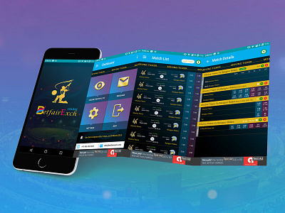UI Design for Bet cricket App