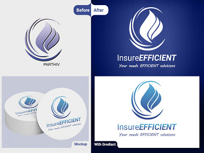 Logo & Branding revamp design of Insurance Company branding corporate branding design graphic design logo design print design