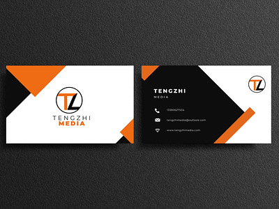Tengzhi Media - Business Card design graphic design logo