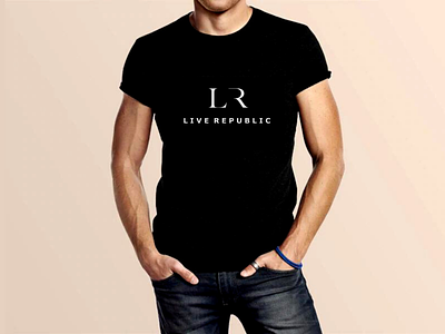 LR Clothing - T-shirt branding design graphic design logo typography