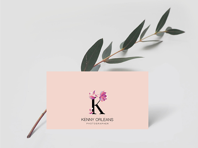 Kenny Orleans Photographer - Business Card design graphic design logo
