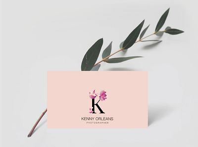 Kenny Orleans Photographer - Business Card design graphic design logo