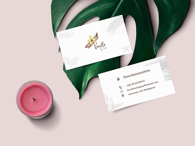 Vanilla By Tiana - Business Card/Logo branding design graphic design logo