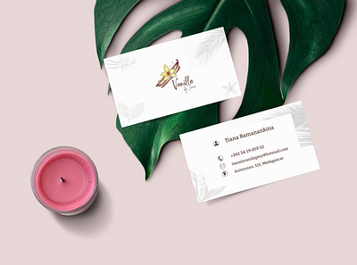 Vanilla By Tiana - Business Card/Logo branding design graphic design logo