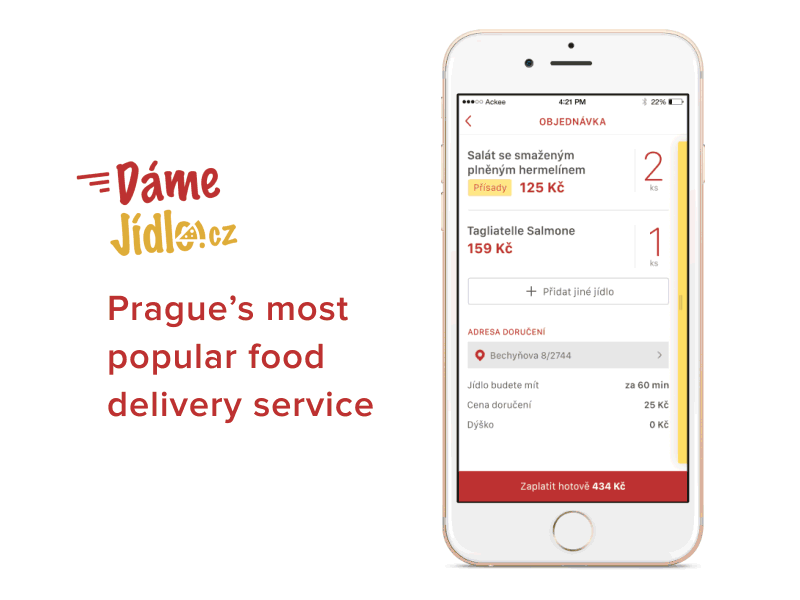 Damejidlo Mobile App By Ackee On Dribbble Damejidlo Mobile App By Ackee On Dribbble