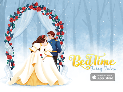 Beauty and Beast - Animated Fairy Tale animated animation animation story beast bedtime stories bedtime story dress fable story fairy tale kids story prince princess rose gate story for kids