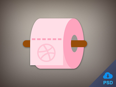 Free Flat Toilet Paper Icon - PSD flat flat icon free free icon free psd freebies fun icon paper psd toilet toilet paper