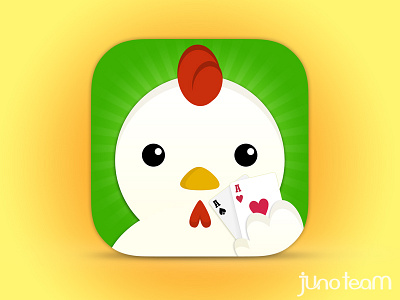 Poker Chicken Icon