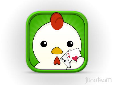 Poker Chicken Icon