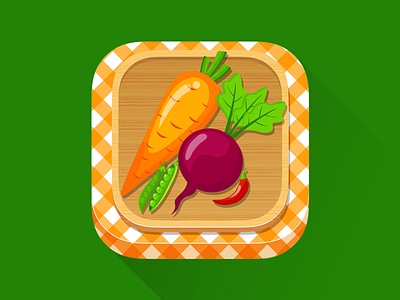 Vegetables Icon app application carrot flat icon ios vegetable