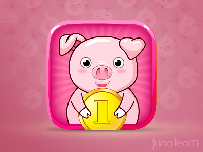 Money Saving Pig chid children coin dollar fee gold kid money saving pig pig pink