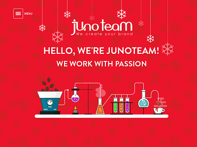 Christmas animation christmas junoteam snow snowflake web web design xmas