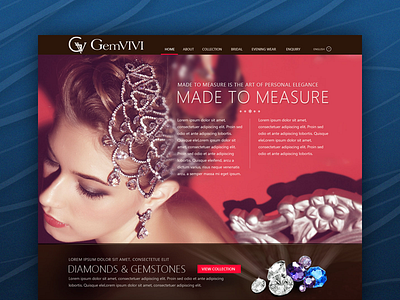 Diamond Web Design diamond gem gemvivi gvv junoteam model responsive ruby site web design