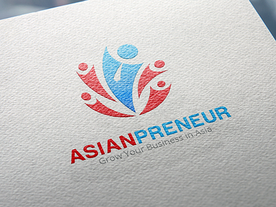 Asianpreneur logo design asia asianpreneur asianpreneur logo business businessmen entrepreneurs grow human job
