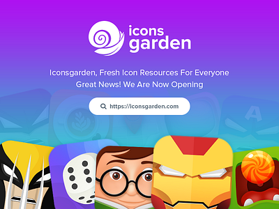 ICONSGARDEN IS NOW OPENING android app appicon design icon iconsgarden ios market symbol technology ui ux