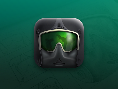 Zombie SkyKiller app icon android fighter helmet icon ios junoteam killer shoot soldier walker zombie