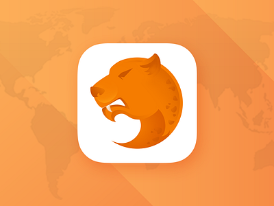 Yo Browser app icon android animal app application browser eagle icon ios junoteam leopard