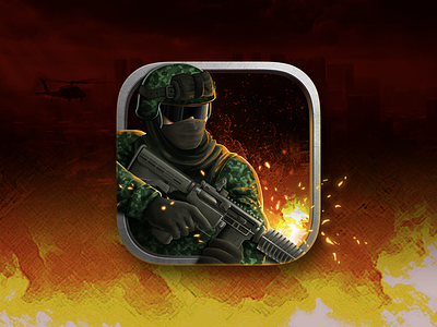 Sniper Shooting game app game gun icon ios junoteam shooting sketch sniper soldier ui ux