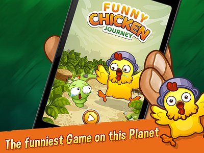 FUNNY CHICKEN JOURNEY adventure chicken funny chicken game gamestudio ios journey junoapps junoteam