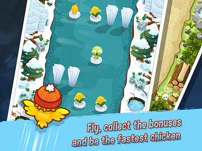 FUNNY CHICKEN JOURNEY adventure chicken funny chicken game gamestudio ios journey junoapps junoteam