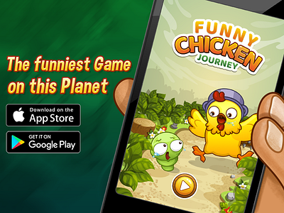 FUNNY CHICKEN JOURNEY is available adventure chicken funny chicken game gamestudio ios journey junoapps junoteam