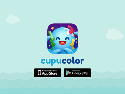Cupucolor - Creative and educational children's coloring game art for kid color app color game coloring cupucolor cut cutting game game for kid game studio junoapps junoteam kid game paiting puzzle