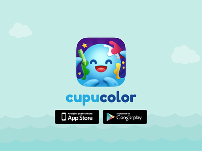 Cupucolor - Creative and educational children's coloring game art for kid color app color game coloring cupucolor cut cutting game game for kid game studio junoapps junoteam kid game paiting puzzle