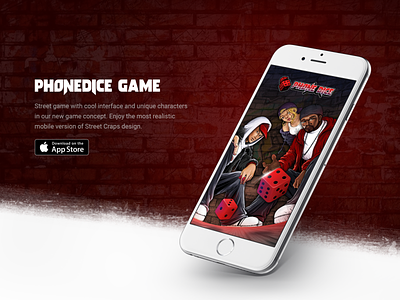 Phone Dice game design 50cents app dice eminem game hiphop icon ios junoteam logo phonedice rapper
