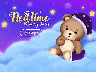 Bedtime Fairy Tales - Animation stories for Kids animation story bear bedtime stories bedtime story cloud education app fable story fairy tale kids story reading app story for kids teddy