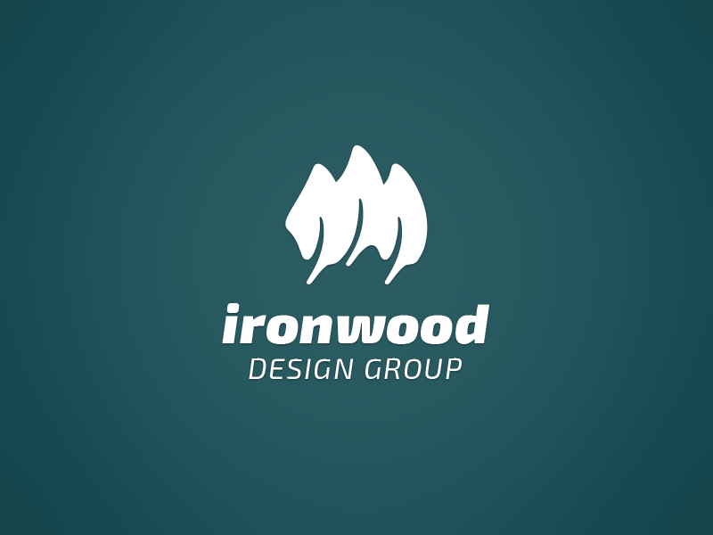 Ironwood Logo Concepts architecture design gardening landscaping logos outdoor