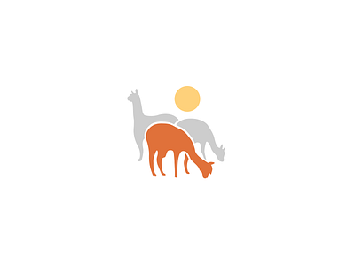 Alpaca Farm alpacas farm illustration silhouette symbol vector