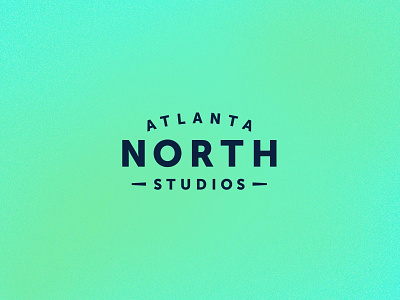 Atlanta North Studios atlanta gotham logo san serif studio typography word mark