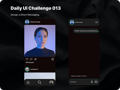Daily UI Challenge 013 dailyui design directmessaging ui ux