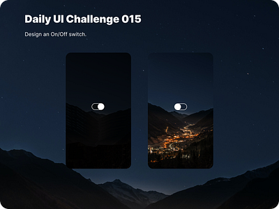 Daily UI Challenge 015 015 dailyui design onoff ui