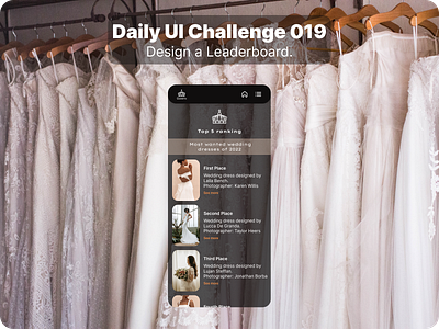 Daily UI Challenge 019 dailyui design leaderboard ui ux