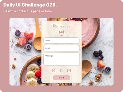 Daily UI Challenge 028.