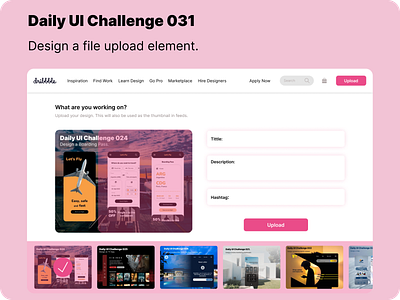 Daily UI Challenge 031 031 dailyui design fileupload ui ux