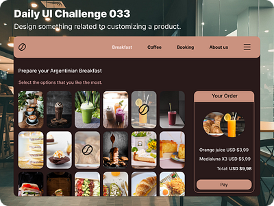 Daily UI Challenge 033 033 dailyui design ui ux