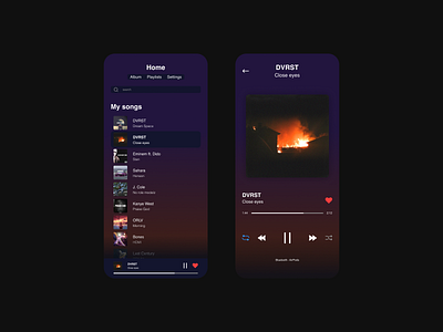 Music App - Mobile Design