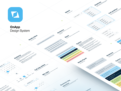 Design System for OnApp atom design design system product design ui ui kit