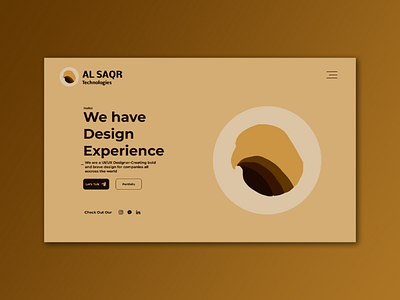 Alsaqr Technologies | Landing Page branding design figma logo ux web