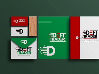 DEFT TRADER LOGO DESIGN branding design graphic design illustration logo typography ui