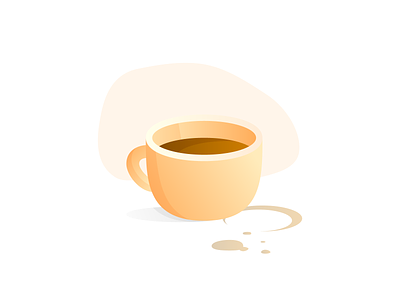 Coffee Break coffee design gradient illustration
