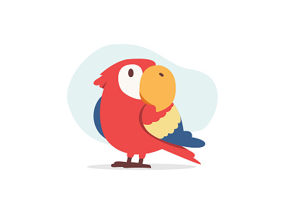 Parrot illustration parrot zoo
