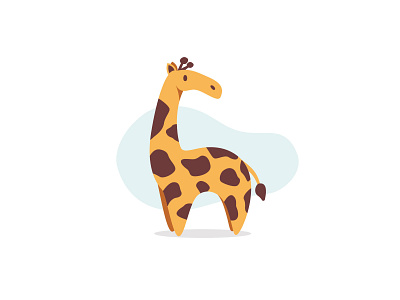 Giraffe animal giraffe illustration safari vector vectorart