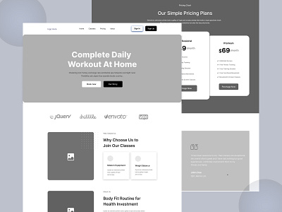 High fidelity UX wireframes for web homepage. branding design structural graphic design ui wireframes